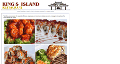 Desktop Screenshot of kingsislandrestaurant.com